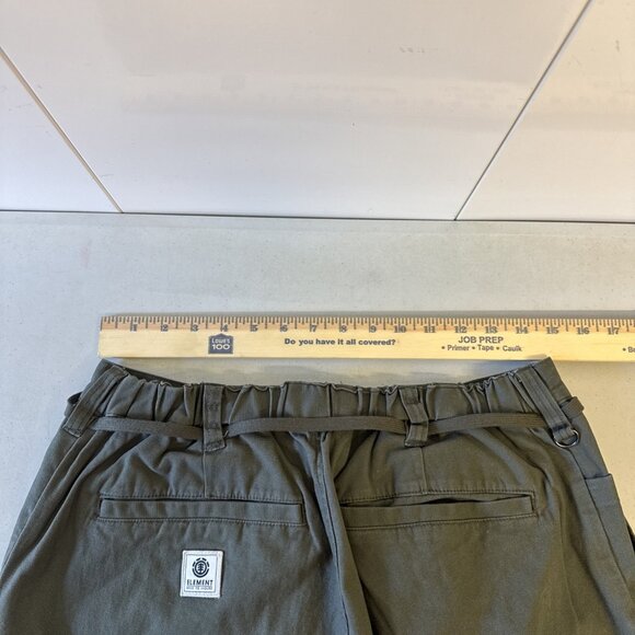ELEMENT Skateboards Utility Chillin Twill Pants Large Big Fit Drawstring olive - Picture 12 of 14